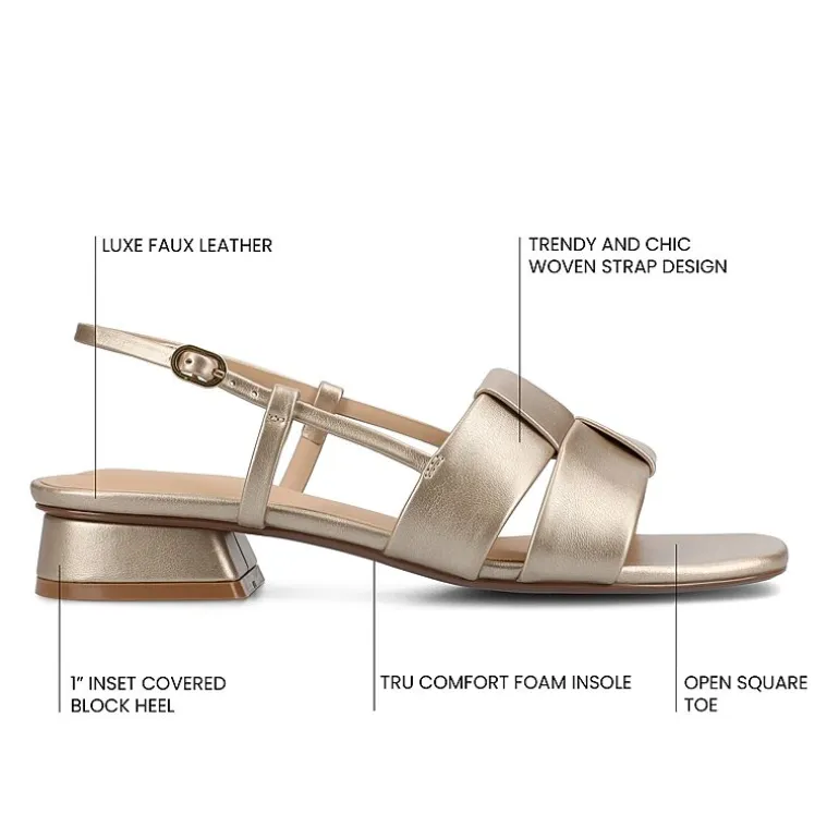 Journee Collection Womens Tabatha Heeled Sandals