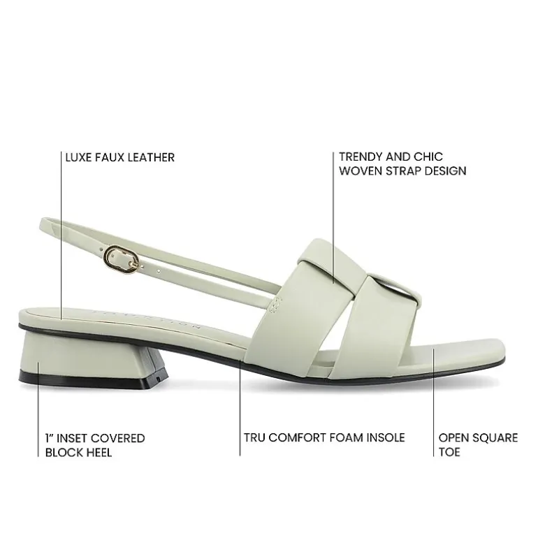 Journee Collection Womens Tabatha Heeled Sandals