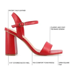 Journee Collection Womens Tivona Heeled Sandals
