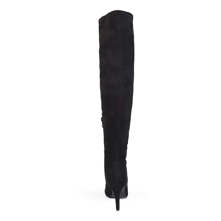 Journee Collection Womens Trill Stiletto Heel Over the Knee Boots