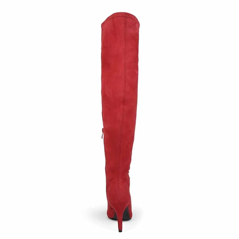 Journee Collection Womens Trill Stiletto Heel Over the Knee Boots