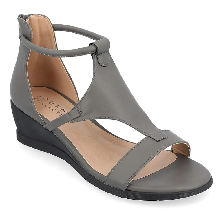 Journee Collection Womens Trayle Wedge Sandals