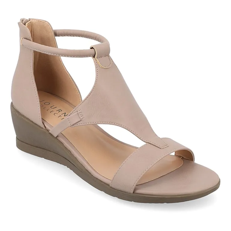 Journee Collection Womens Trayle Wedge Sandals