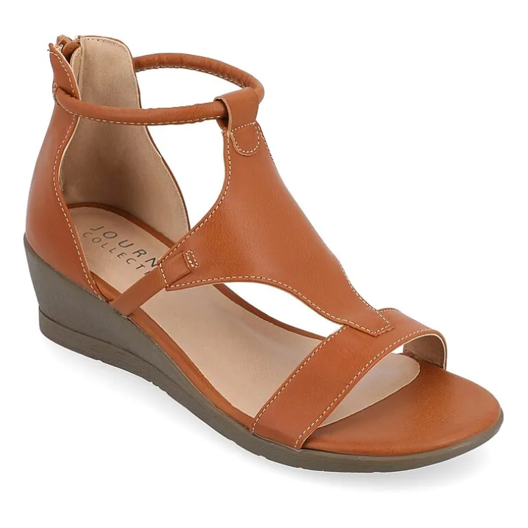 Journee Collection Womens Trayle Wedge Sandals