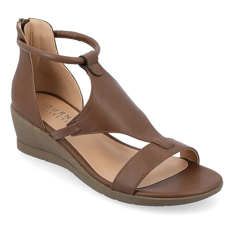 Journee Collection Womens Trayle Wedge Sandals