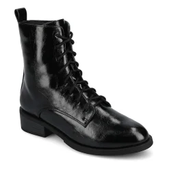 Journee Collection Womens Vienna Block Heel Combat Boots