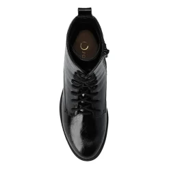 Journee Collection Womens Vienna Block Heel Combat Boots