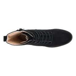 Journee Collection Womens Vienna Block Heel Combat Boots