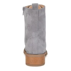 Journee Collection Womens Vienna Block Heel Combat Boots