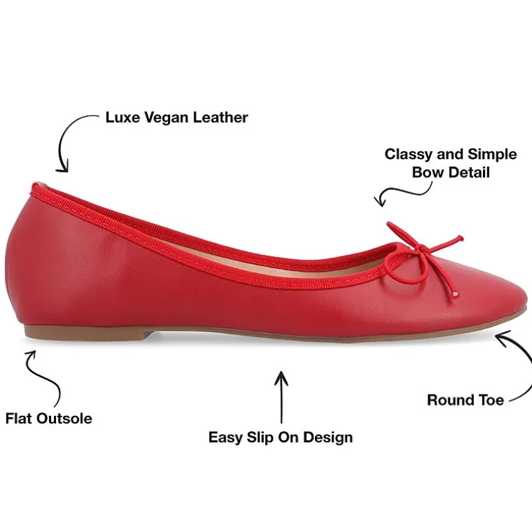 Journee Collection Womens Vika Ballet Flats