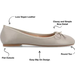 Journee Collection Womens Vika Ballet Flats