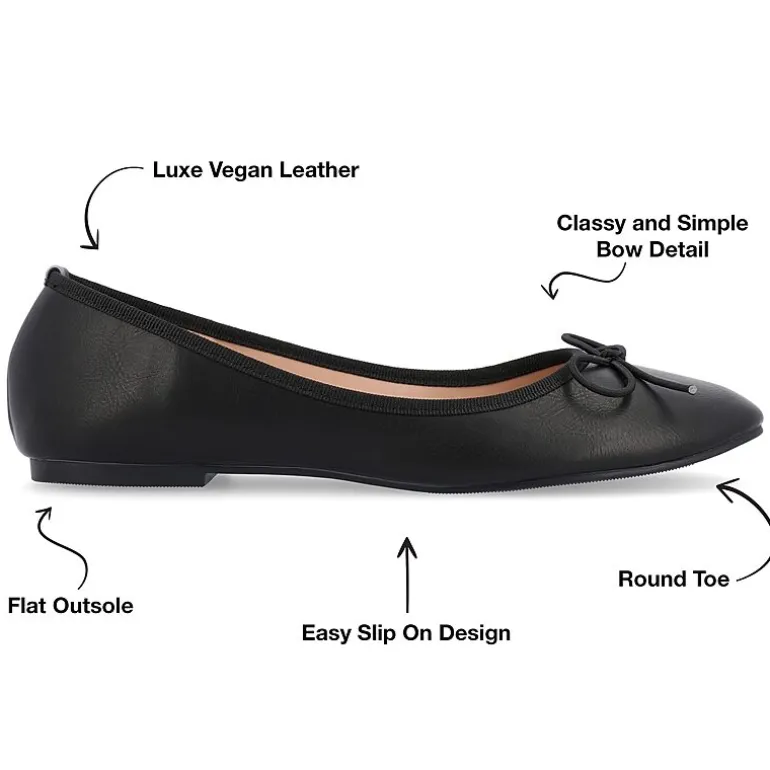 Journee Collection Womens Vika Ballet Flats