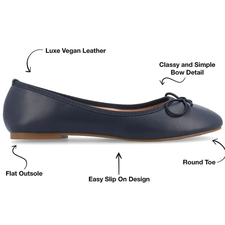 Journee Collection Womens Vika Ballet Flats
