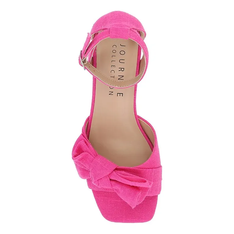 Journee Collection Womens Zevi Heeled Sandals