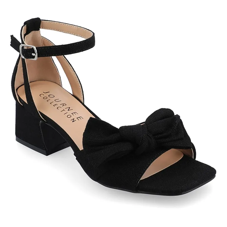 Journee Collection Womens Zevi Heeled Sandals