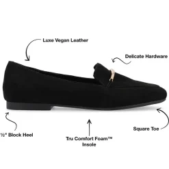 Journee Collection Wrenn Womens Moc Closed Toe Loafers