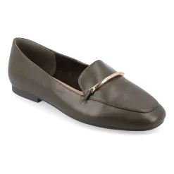 Journee Collection Wrenn Womens Moc Closed Toe Loafers