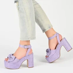 Journee Collection Zenni Womens Round Open Toe Block Heel Pumps