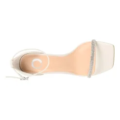 Journee Collection Zoya Womens Round Open Toe Stiletto Heel Pumps