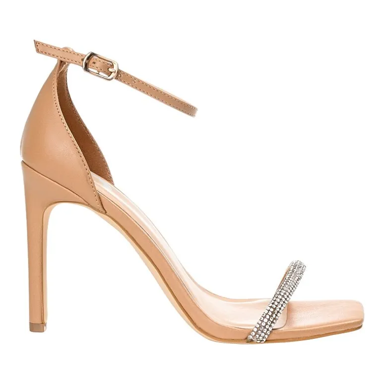 Journee Collection Zoya Womens Round Open Toe Stiletto Heel Pumps