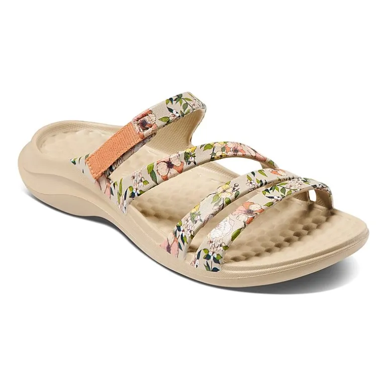 joybees® Womens Graphic Lakeshore Slide Sandals