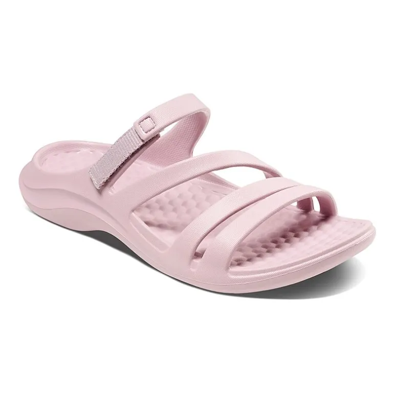 joybees® Womens Graphic Lakeshore Slide Sandals