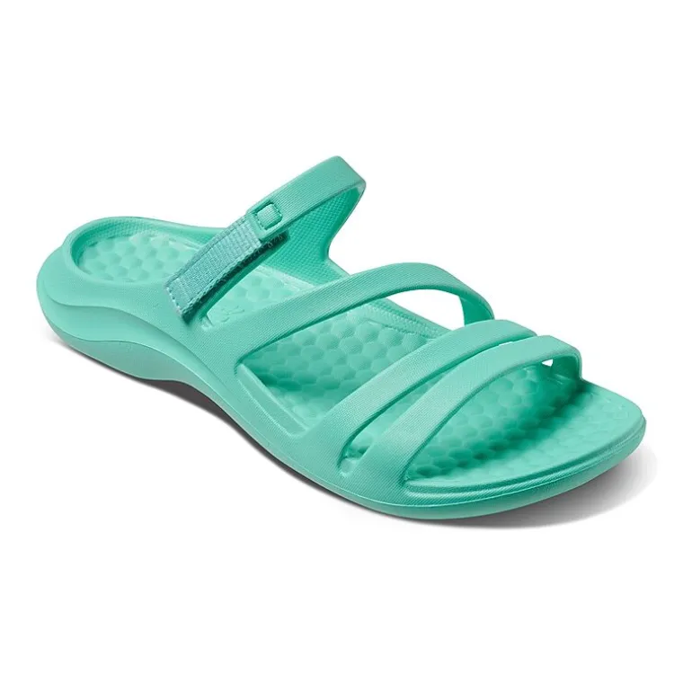 joybees® Womens Graphic Lakeshore Slide Sandals