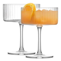 Joyjolt Elle Coupe Martini 2-pc. Martini Glass