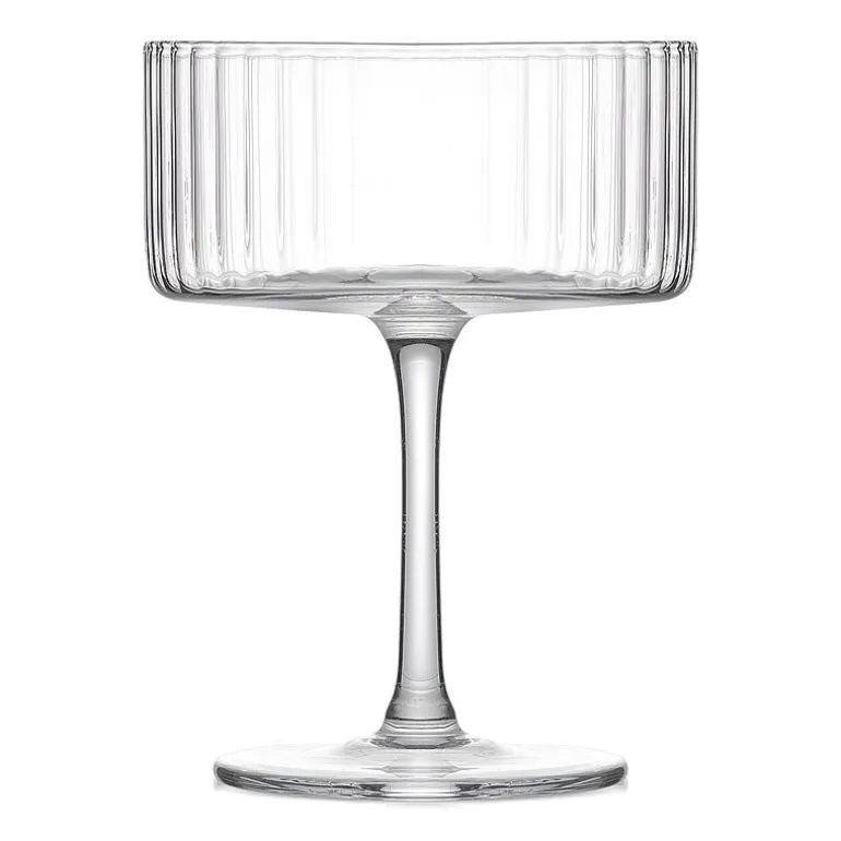 Joyjolt Elle Coupe Martini 2-pc. Martini Glass