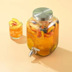 Joyjolt Fluted Design With 2 Diffusers Beverage Dispenser