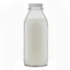 Joyjolt Glass Milk Bottles With Silicone Pour Lid Beverage Dispenser