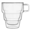Joyjolt Pila Double Walled Glass Tea - 10 Oz - Set Of 2 Coffee Mug