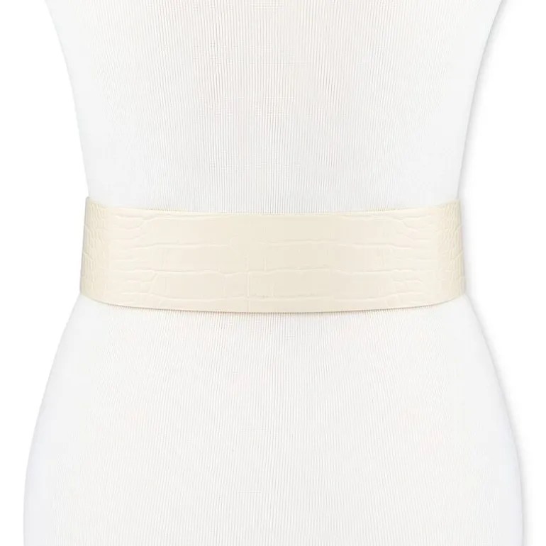 JS Jessica Simpson 2.5" Double Bucke Womens Belt