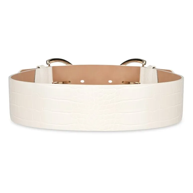 JS Jessica Simpson 2.5" Double Bucke Womens Belt