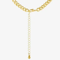 JS Jessica Simpson Gold Tone Collar Necklace & Stud Earring Womens Glass Heart 3-pc. Jewelry Set