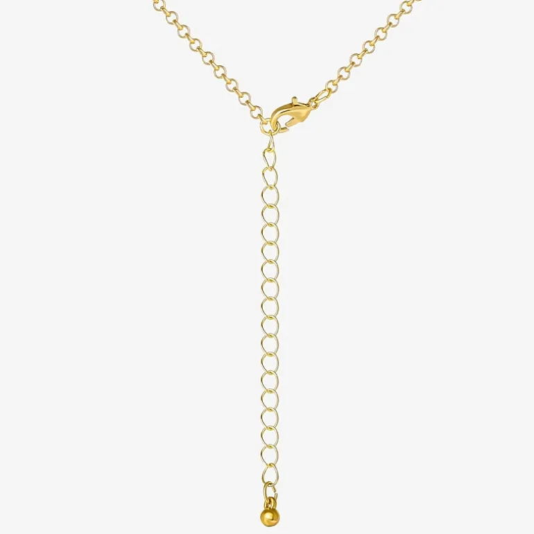 JS Jessica Simpson Gold Tone Pendant Necklace & Stud Earring Womens Crystal Butterfly 3-pc. Jewelry Set