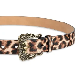 JS Jessica Simpson Ornate Buckle Womens Belt