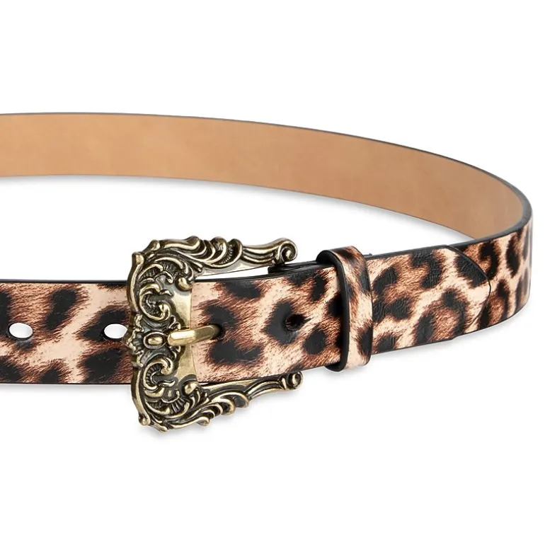 JS Jessica Simpson Ornate Buckle Womens Belt