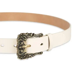 JS Jessica Simpson Ornate Buckle Womens Belt