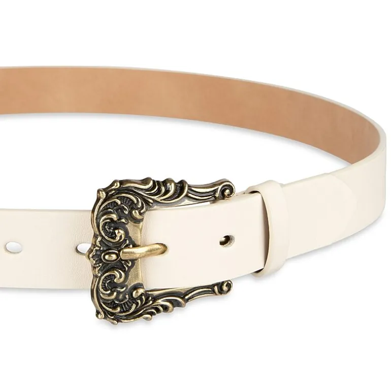 JS Jessica Simpson Ornate Buckle Womens Belt