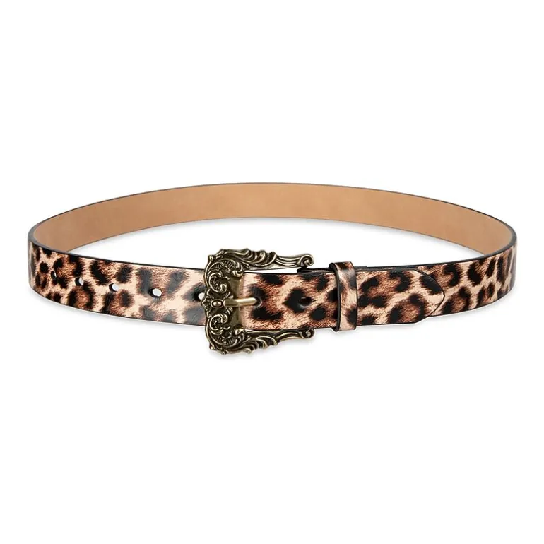 JS Jessica Simpson Ornate Buckle Womens Belt