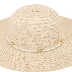 JS Jessica Simpson Pearl Band Womens Floppy Hat