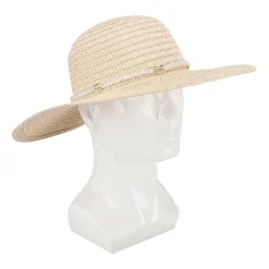 JS Jessica Simpson Pearl Band Womens Floppy Hat