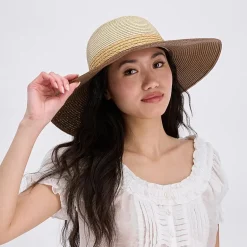 JS Jessica Simpson Pearl Band Womens Floppy Hat