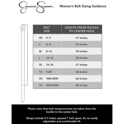 JS Jessica Simpson Skinny Elastic Stretch Waist Womens Belt