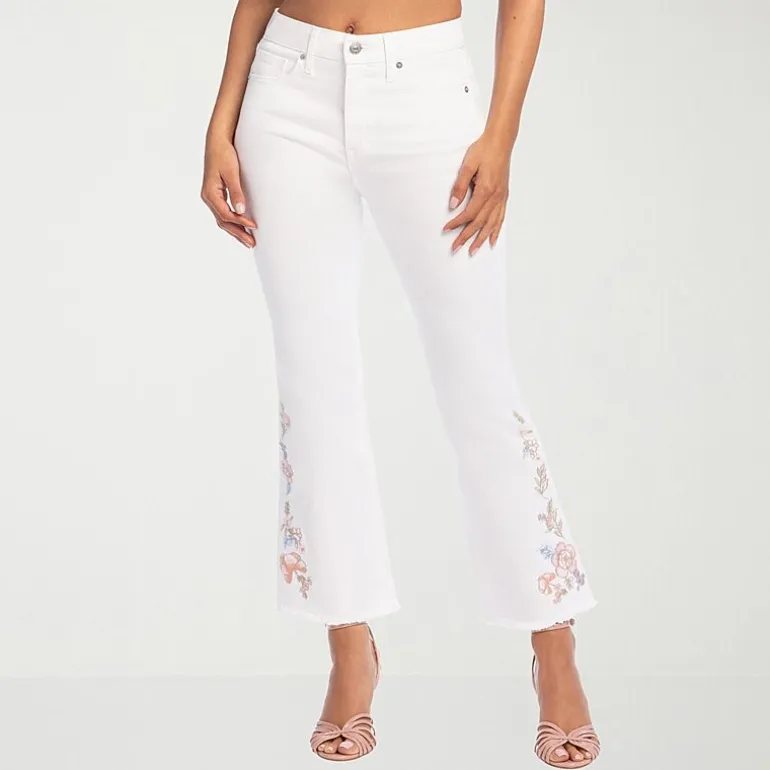 JS Jessica Simpson Womens High Rise Stretch Fabric Flare Leg Jean