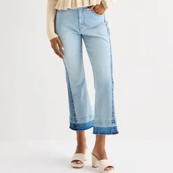 JS Jessica Simpson Womens High Rise Flare Leg Jean