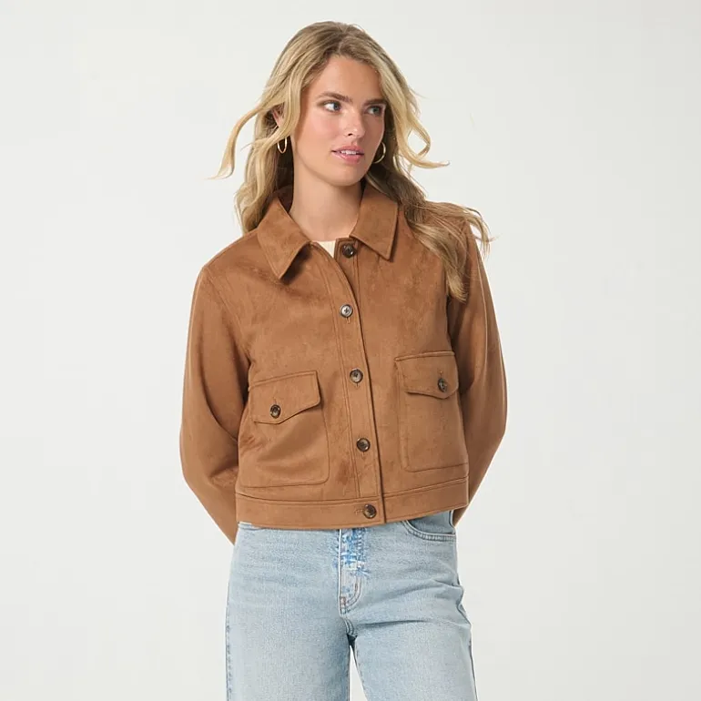 JS Jessica Simpson Womens Midweight Bomber Jacket