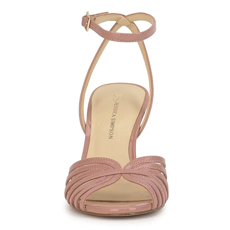 JS Jessica Simpson Womens Nysen Heeled Sandals