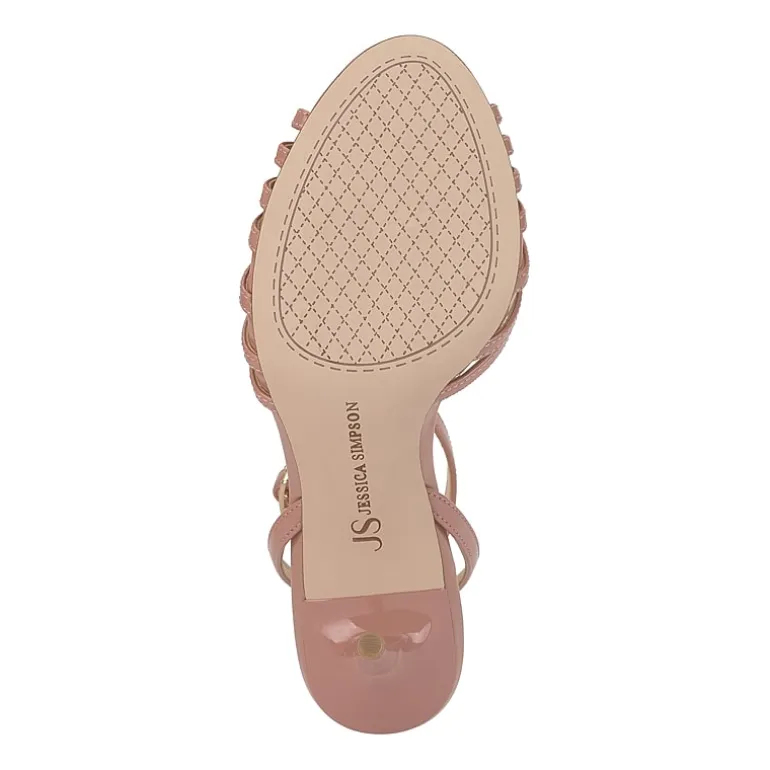 JS Jessica Simpson Womens Nysen Heeled Sandals